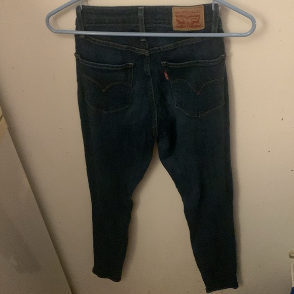 Gorgeous Levis 721 High Rise Skinny Blue Jeans Near Mint! SZ 26 - Picture 2 of 7